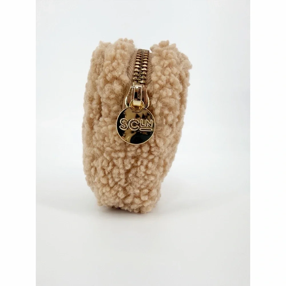 Stoney Clover Soft Mini Pouch with K White Pearl Letter Patch